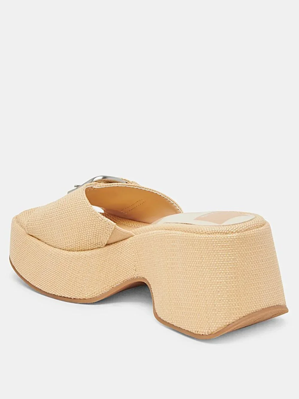 DOLCE VITA Gisel Heels Lt Natural Woven Raffia